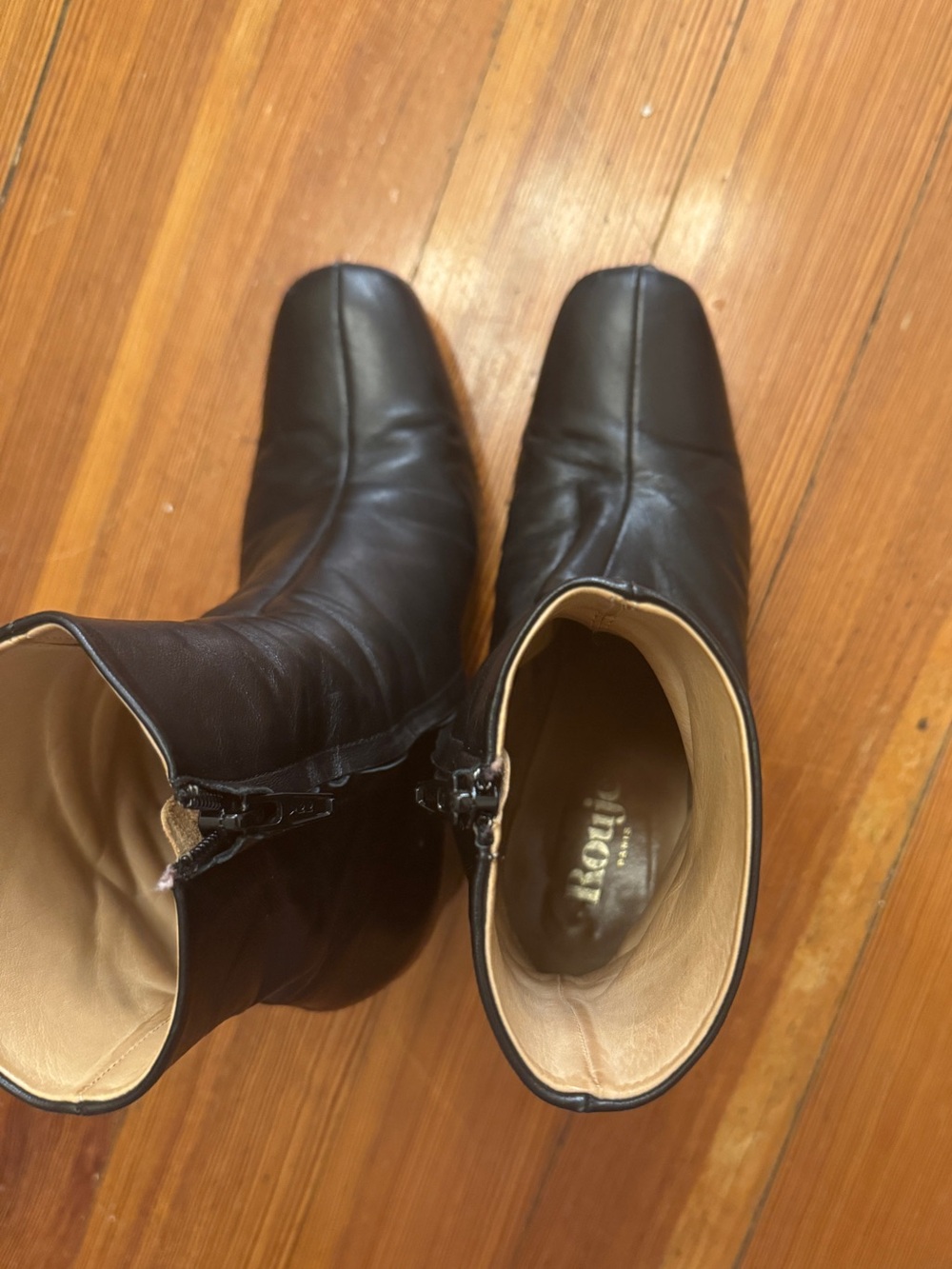 Rouje Paris Celeste Boots in Noir/Black Size 39/US 8 - Picture 8 of 9